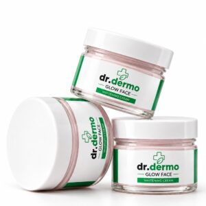 Dr. Dermo Glow Face Whitening Cream – 3 Jar Combo Pack | Brightening & Glow Care |